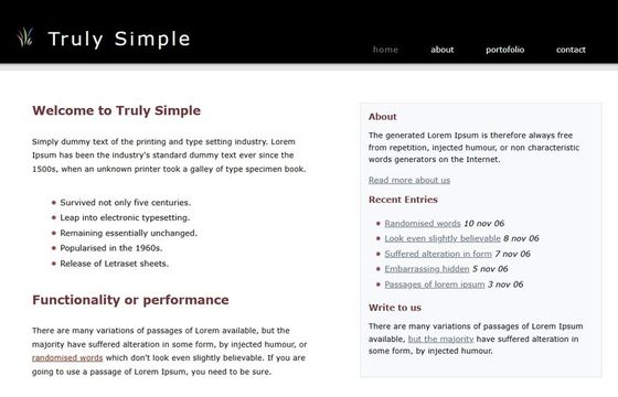 Truly Simple