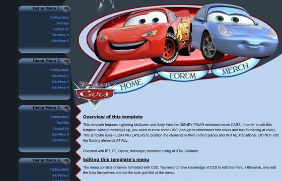 Cars Template
