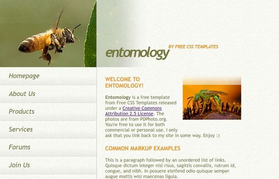 Entomology