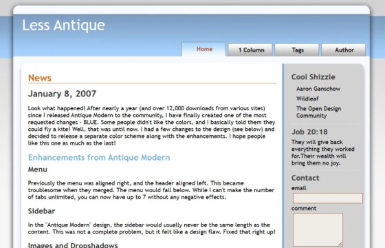 Less Antique
