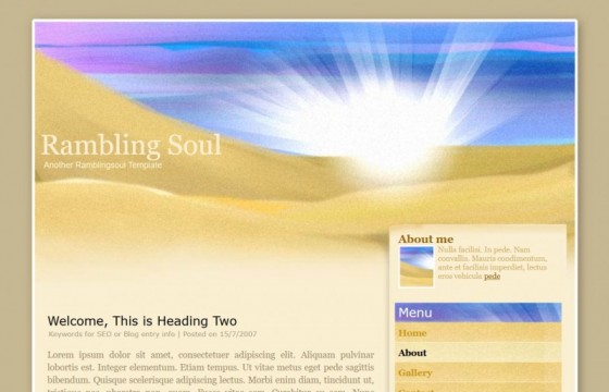 Rambling Soul Template Colors - One