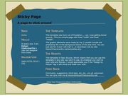 Sticky Page